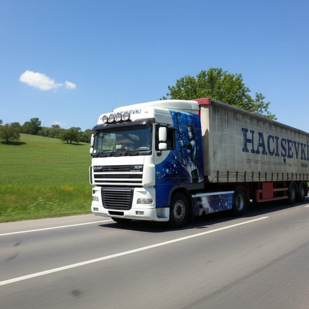 Hacışevki Nakliyat araç filosunun farklı tonajlara sahip lojistik araçları